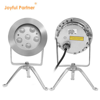 RGBW LED Underwater Spot Light 24V DC فولاد ضد زنگ 316 DMX512 کنترل کننده