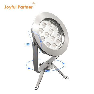 DMX کنترل LED زیر آب چراغ نقطه IP68 12W 24W چراغ چشمه استخر