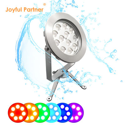 DMX کنترل LED زیر آب چراغ نقطه IP68 12W 24W چراغ چشمه استخر