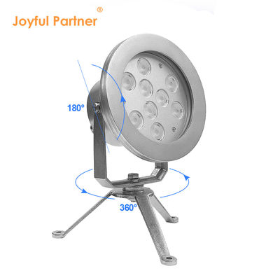 رنگارنگ RGBW آب چشمه چراغ LED DMX کنترل فولاد ضد زنگ زیر آب نور
