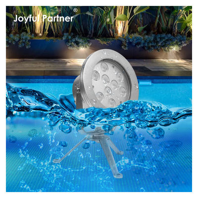 رنگارنگ RGBW آب چشمه چراغ LED DMX کنترل فولاد ضد زنگ زیر آب نور