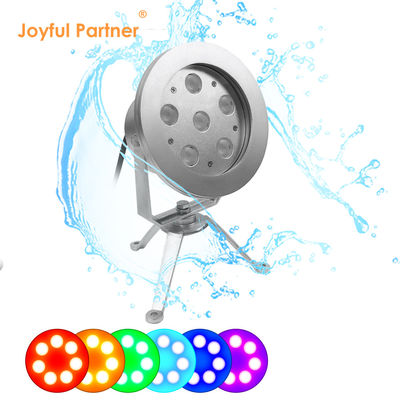 چراغ زیر آب LED سفید گرم IP68 SS 316 چراغ های فواره ای ضد آب