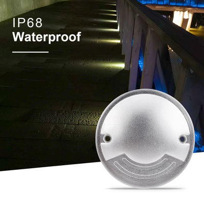 IP67 Ultra-thin buried Inground Uplight 12V 24V Waterproof Deck Light لامپ زیرزمینی زیرزمینی