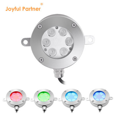 IP68 قدرت بالا چراغ فواره LED ضد آب فولاد ضد زنگ بدن پشتیبانی DMX512