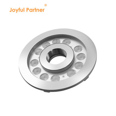 چراغ فواره ای LED با قدرت بالا IP68 فولاد ضد زنگ با سوراخ مرکزی