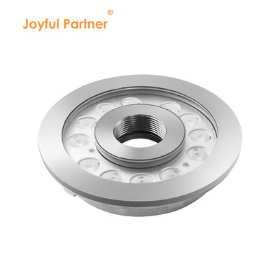 چراغ فواره ای LED با قدرت بالا IP68 فولاد ضد زنگ با سوراخ مرکزی