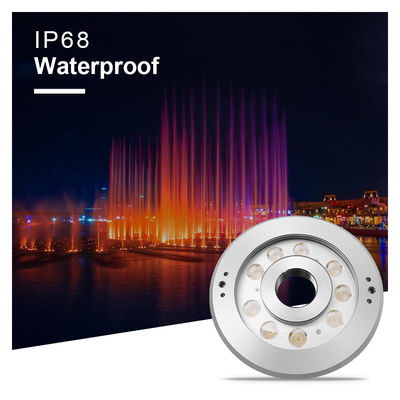 فولاد ضد زنگ زیر آب چراغ فواره LED IP68 DC24V گواهینامه CE