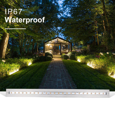 چراغ خطی IP68 در فضای باز ضد آب فولاد ضد زنگ DMX512 RGB + 3000k نور زیر آب