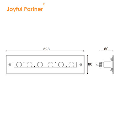 فولاد ضد زنگ 316L چراغ خطی زیر آب چراغ های استخر شنا LED