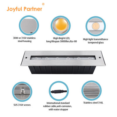 فولاد ضد زنگ 316L چراغ خطی زیر آب چراغ های استخر شنا LED