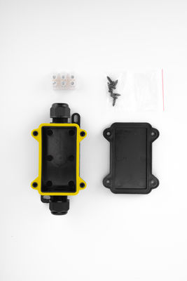 IP68 سیاه کنتاکتور سریع 24A 450VAC جعبه اتصال ضد آب 2 پین