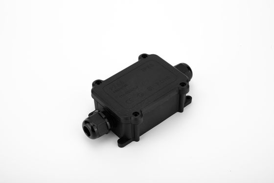 IP68 سیاه کنتاکتور سریع 24A 450VAC جعبه اتصال ضد آب 2 پین