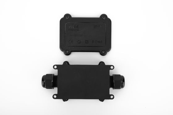 IP68 سیاه کنتاکتور سریع 24A 450VAC جعبه اتصال ضد آب 2 پین