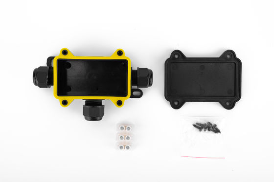 جعبه اتصال کابل ضد آب نوع H سه راه پلاستیکی رنگ مشکی ترمینال سریع