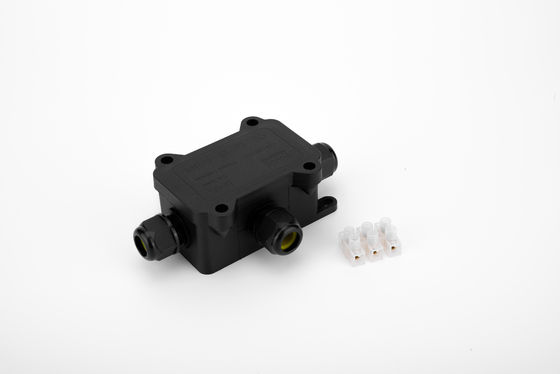 جعبه اتصال کابل ضد آب نوع H سه راه پلاستیکی رنگ مشکی ترمینال سریع