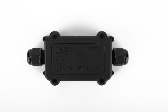 جعبه اتصال کابل ضد آب نوع H سه راه پلاستیکی رنگ مشکی ترمینال سریع