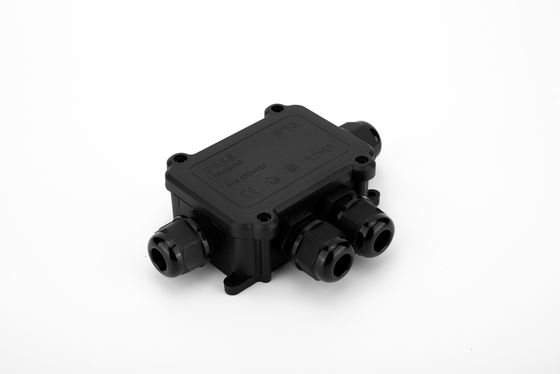 نور IP68 Quick Connector 4 Way External Electrical Junction Box محفظه کامپیوتر