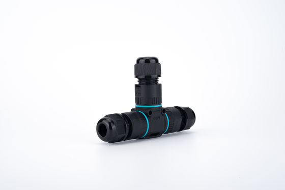 نصب سریع کانکتور دایره ای زنانه پلاستیکی ضد آب IP68 با 2/3 پین، مبدل الکتریکی