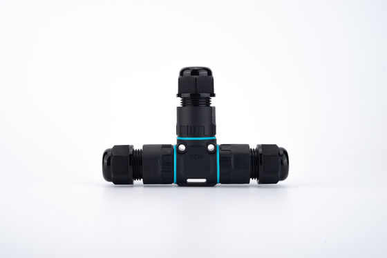 نصب سریع کانکتور دایره ای زنانه پلاستیکی ضد آب IP68 با 2/3 پین، مبدل الکتریکی