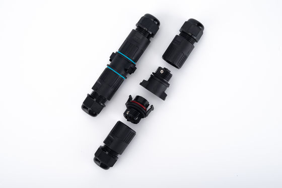 M19 3 پین الکتریکی IP68 اتصال سریع دو طرفه اتصال سیم تمدید بیرونی