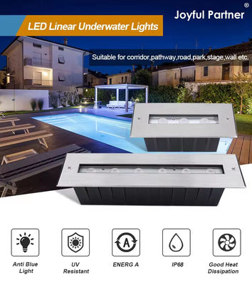 SS316L نور زیر آب نور خطی استخر نور گرم سفید LED نور زیرزمینی