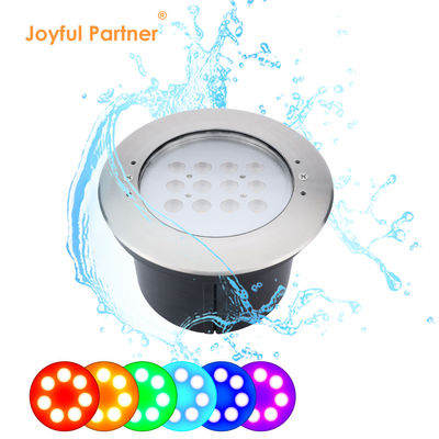 فابریک مستقیم IP68 ضد آب فولاد ضد زنگ 316L چراغ های استخر غوطه ور 12W LED زیرزمینی