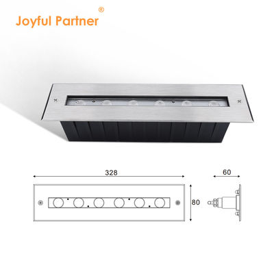 نو مستطیل روشن پرتو نامتقارن IP68 SS316L نور زیر آب LED زیر آب نور خطی دیوار زیرزمینی روشن بود
