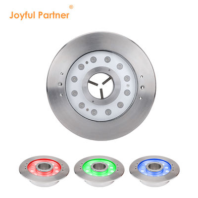 لامپ آب آشامیدنی زیر آب IP68 12W 24W 36W گرم سفید RGB فولاد ضد زنگ 316L