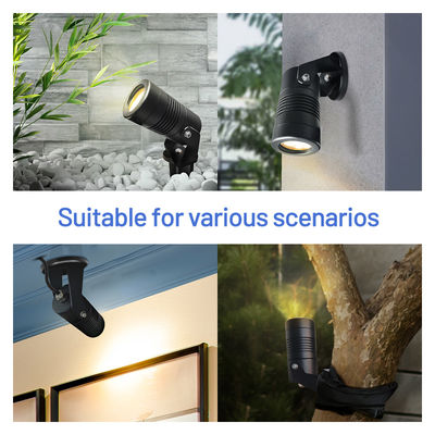 IP65 آلومینیوم LED باغ چراغ های Spike COB LED روشن کردن چشم انداز بیرونی خود را