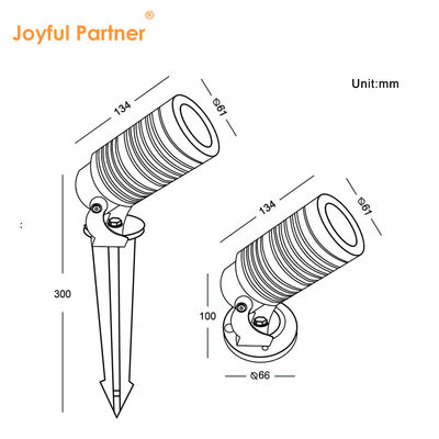 چراغ های مدرن باغ LED Spot Spike Light در فضای باز درخت چشم انداز نور ضد آب LED Spotlights LED Spot