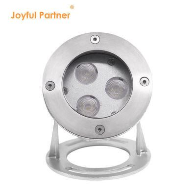 چراغ های زیر آب LED 3x2W RGBW 4in1 فولاد ضد زنگ 316SS IP68 زاویه پرتو 60 درجه 12 ولت