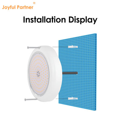 سطح نصب شده رزین پر IP68 AC12V ABS+PC RGBW SMD 2835 نورپردازی استخر های شنا زیر آب