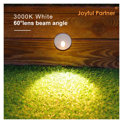 2W LED روشنایی DC24V چراغ های قدم گرم سفید IP65 ضد آب دیوار نور پله با نصب پلاستیکی