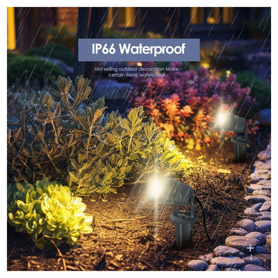 2024 بدن آلومینیوم جدید IP66 ضد آب ولتاژ پایین 6W CREE COB 12V چراغ های LED Spike برای پیاده روی