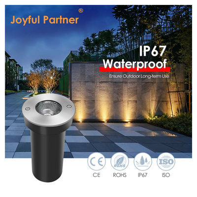 316SS 6W 12V-24V IP67 ضد آب فولاد ضد زنگ پوشش جلویی COB چراغ های زیرزمینی