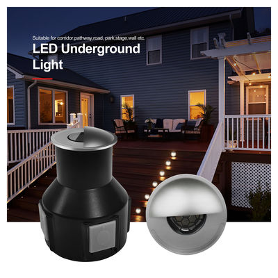 IP67 نیمه سایه پوشیده دور RGB گرم سفید طرفی تابش زیرزمینی دفن زیرزمینی نور