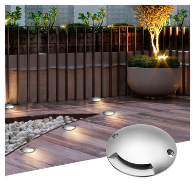 1 وات راهرو راهرو قدم نور فوق نازک DIA70mm DC 24V 3000k سفید گرم برای روشنایی در فضای باز
