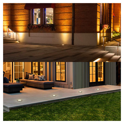 چراغ زیرزمینی باغ IP65 ضد آب آلومینیوم AC100-240V COB LED 6W با جعبه نصب