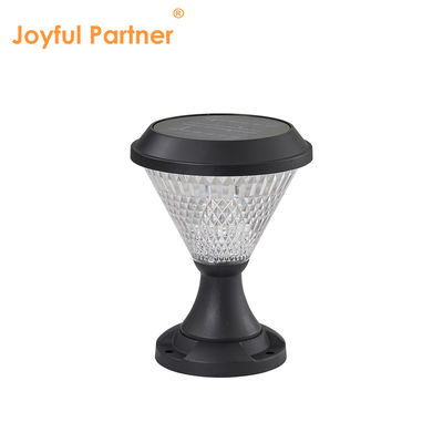 نور خورشیدی انرژی مربع شکل گرد DIA 200mm * 260mm کنترل از راه دور RGB برای حیاط