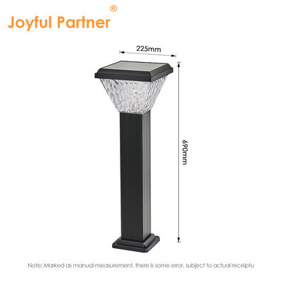 چراغ بیرونی LED چراغ چمن خورشیدی با ظرفیت بزرگ باتری ABS مواد آلومینیومی رنگ RGB مناسب برای پارک های حیاط