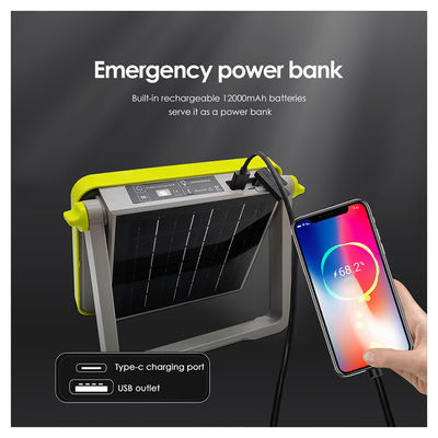 فانوس کمپینگ قابل شارژ فوق العاده روشن SMD 5054 LED Type-C Charging Port برای اورژانسی در فضای باز