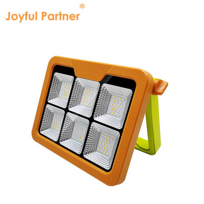 چراغ خورشیدی 7200mAh باتری قابل شارژ 5054 Epistar Led IP65 ضد آب با روشنایی بدون گام
