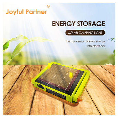 چراغ خورشیدی 7200mAh باتری قابل شارژ 5054 Epistar Led IP65 ضد آب با روشنایی بدون گام