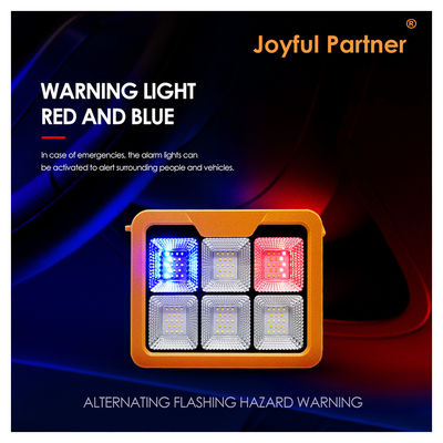 چراغ خورشیدی قابل حمل LED SMD LED IP65 ضد آب با کنترل از راه دور گرم سفید 3000K باتری قابل شارژ
