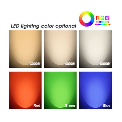 چراغ های فواره ای فولاد ضد زنگ ولتاژ پایین RGB 3W 1W LED IP68 ضد آب برای منظره زیر آب