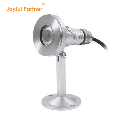 چراغ زیر آب LED ضد آب IK07 1 * 2W LED DC24V DMX RGBW 6W برای چشمه