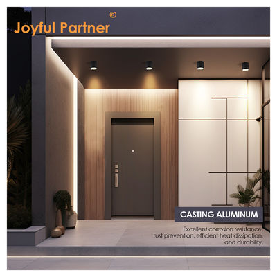 سقف در فضای باز IP65 8w سطح نصب شده شکل سیلندر خنک سفید 4000K LED Uplights گواهینامه CE ROHS