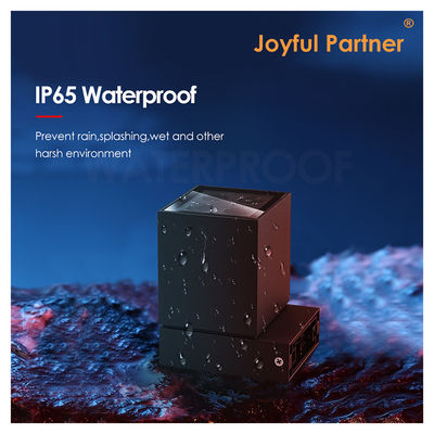 چراغ دیواری در فضای باز LED مربع 8W DC 24v گرم سفید SMD LED Casting Aluminum Housing Multifunction زاویه پرت