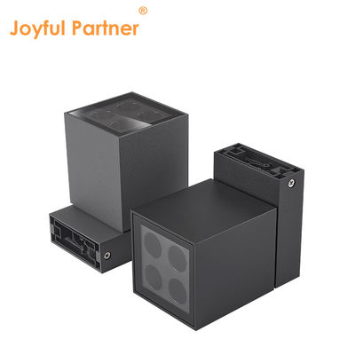 چراغ های دیواری خارجی LED ضد زنگ آلومینیوم IP65 6000K سیاه و سفید رنگ خانه طراحی OEM