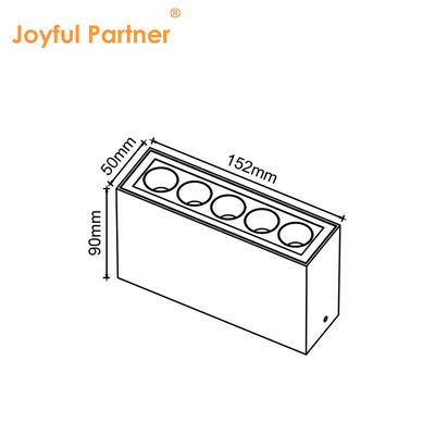سطح نصب شده Downlight در خارج از خانه ضد آب IP65 10W چراغ سقف پایین نور cob led spot light برای پروژه هتل